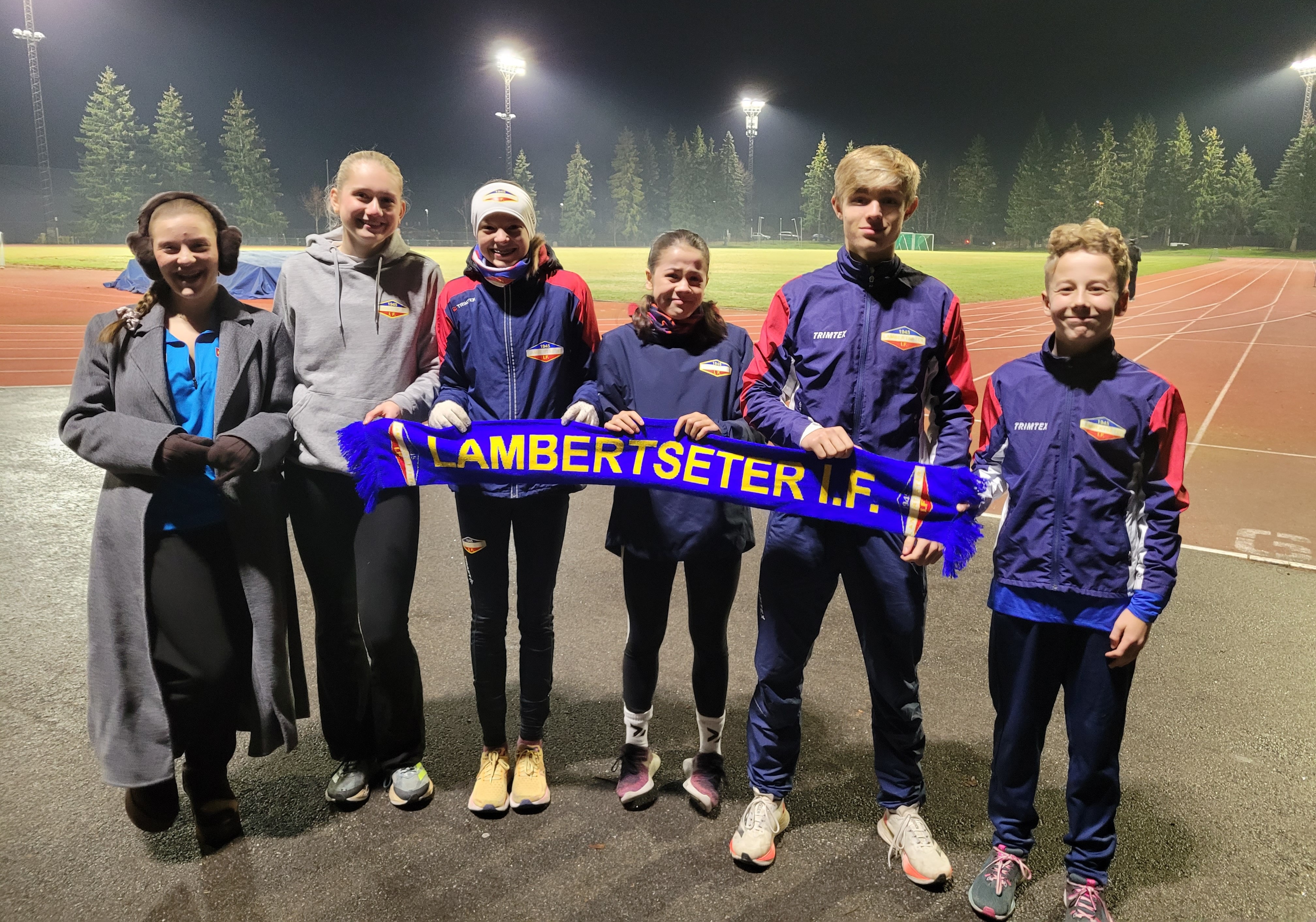 Lovende friidrettsungdommer